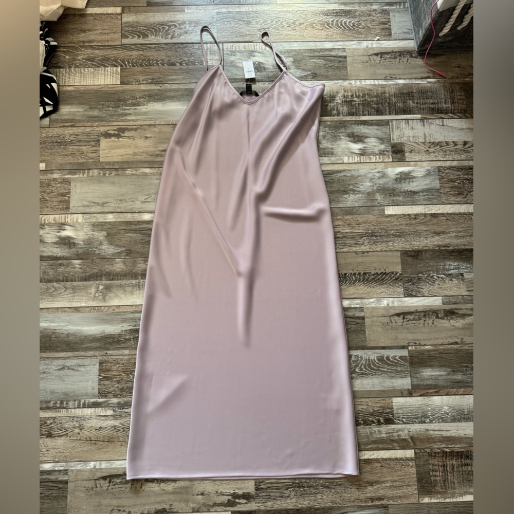Banana Republic Lilac Satin Slip Dress